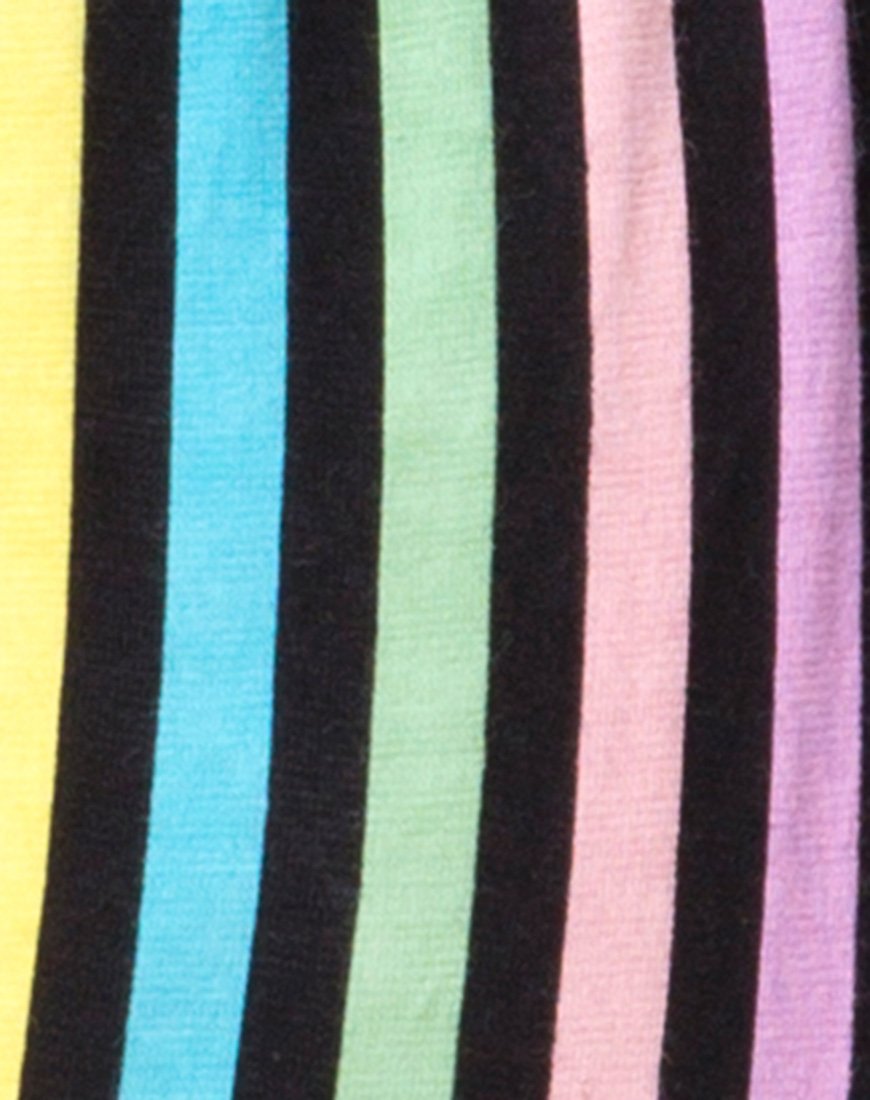 Image of Lalung tief ausgeschnittenes Mieder in New Stripe