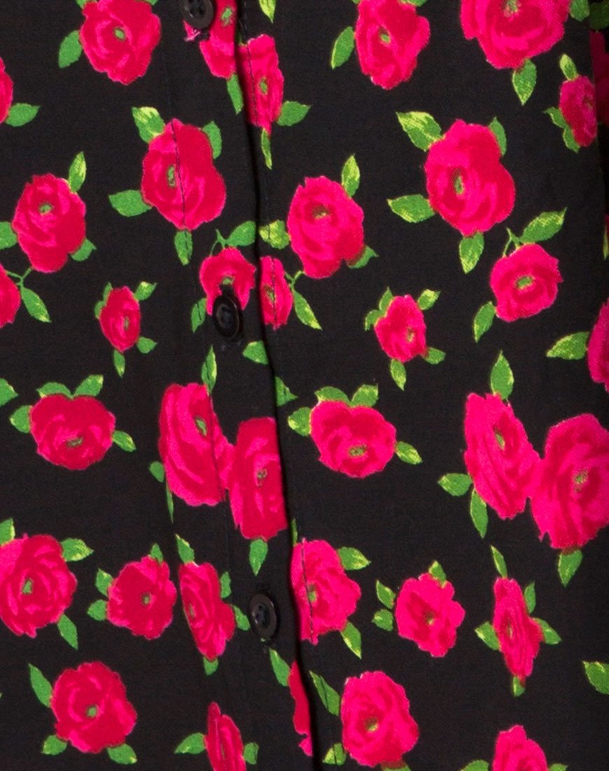 Bild von Sanna Slip Dress in Red Bloom