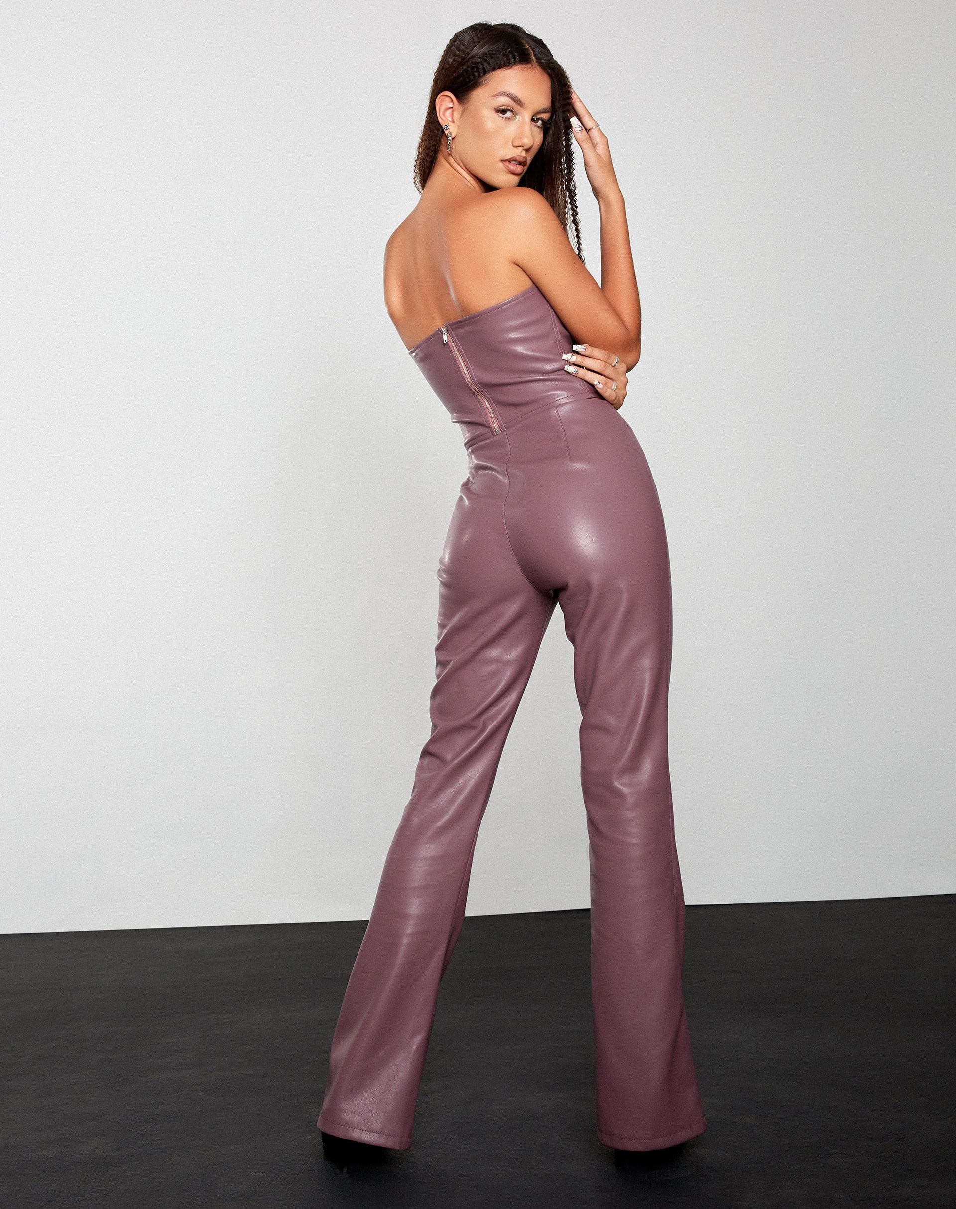 Bild von Zalor Flare Hose in Pu Violett