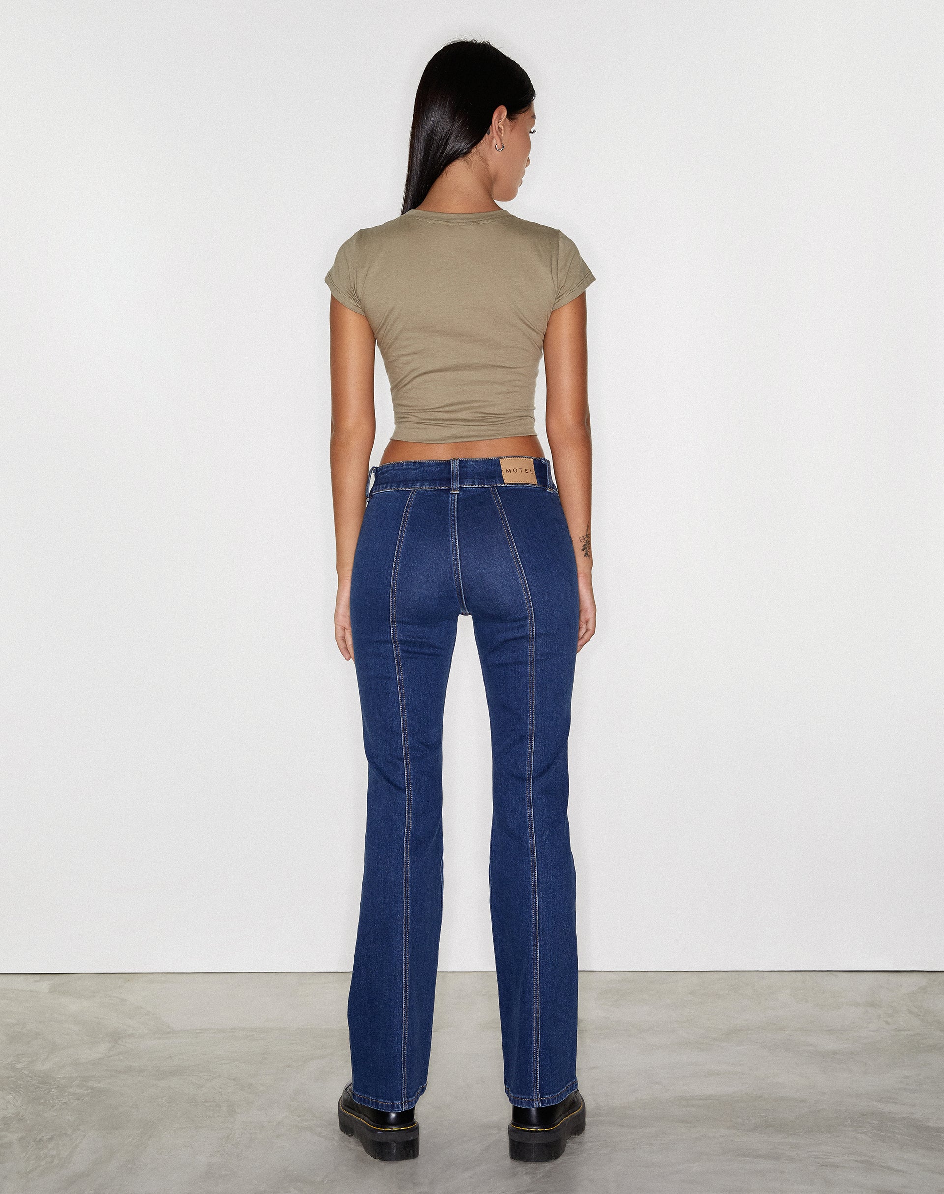 Bild von Low Rise Seam Jeans in 90's Indigo