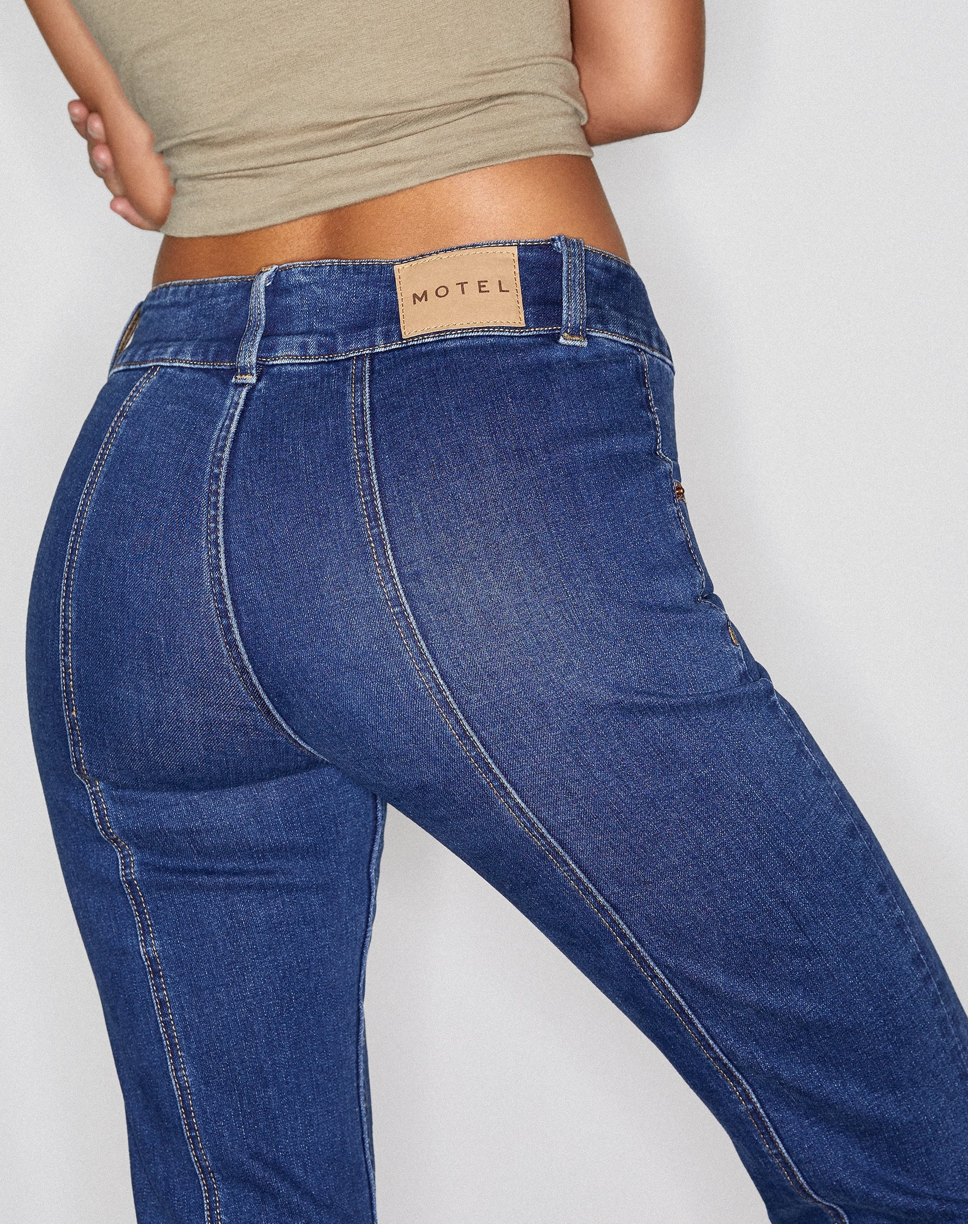 Bild von Low Rise Seam Jeans in 90's Indigo
