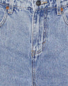 Jeans in heller Waschung