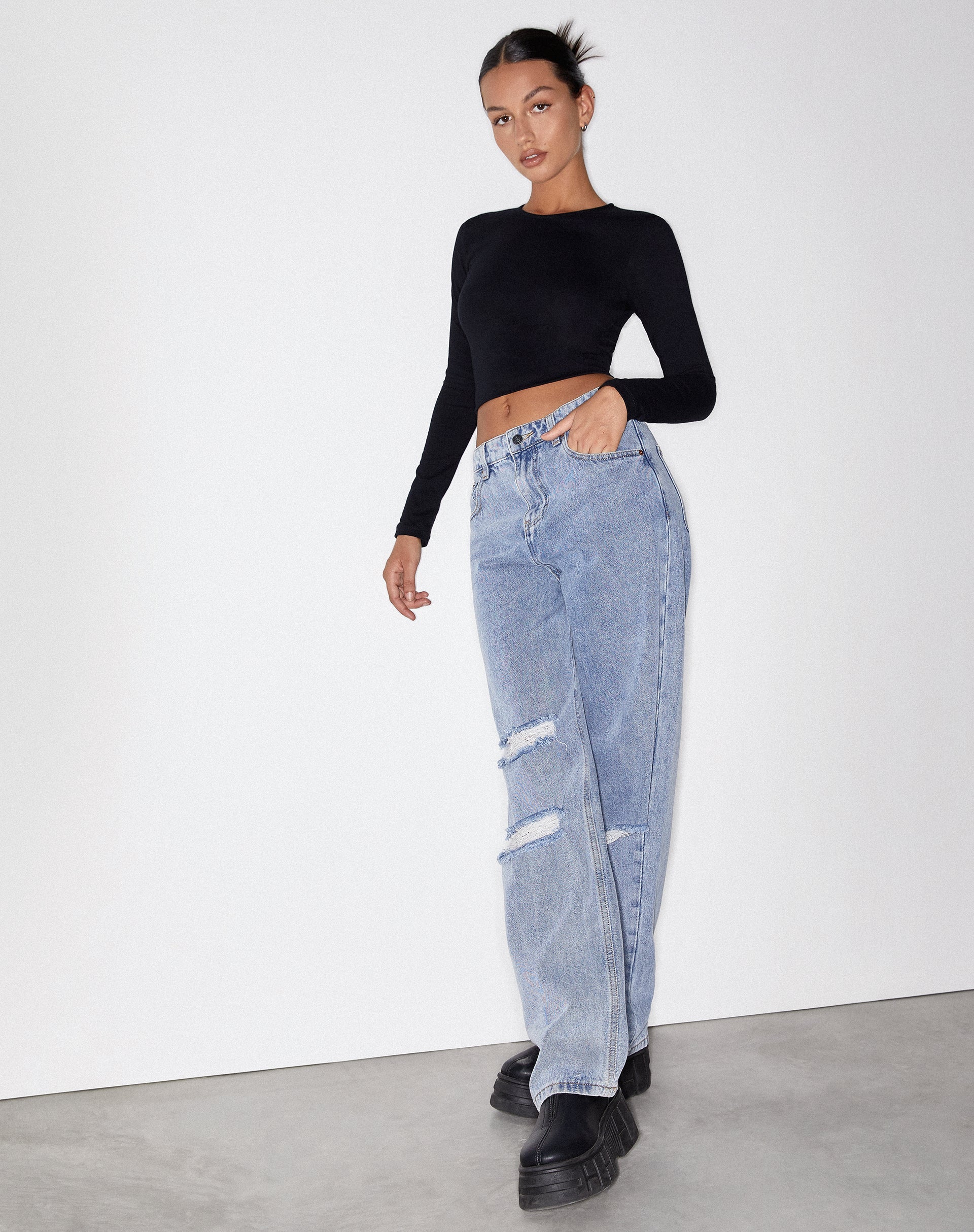 Bild der Rips Parallel Jean in Light Wash