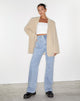 Image der Retro Pocket Flare Jeans in Super Light Wash