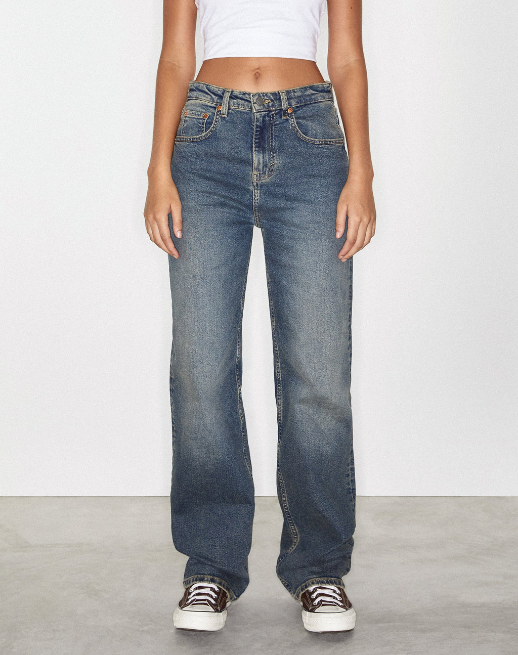 Parallel Jeans in Bryony Twilight Brown und Blue Acid