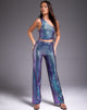 Bild von Rutika Crop Top in holographischem Lila