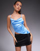 Bild von Sipin Top in Satin Azurblau