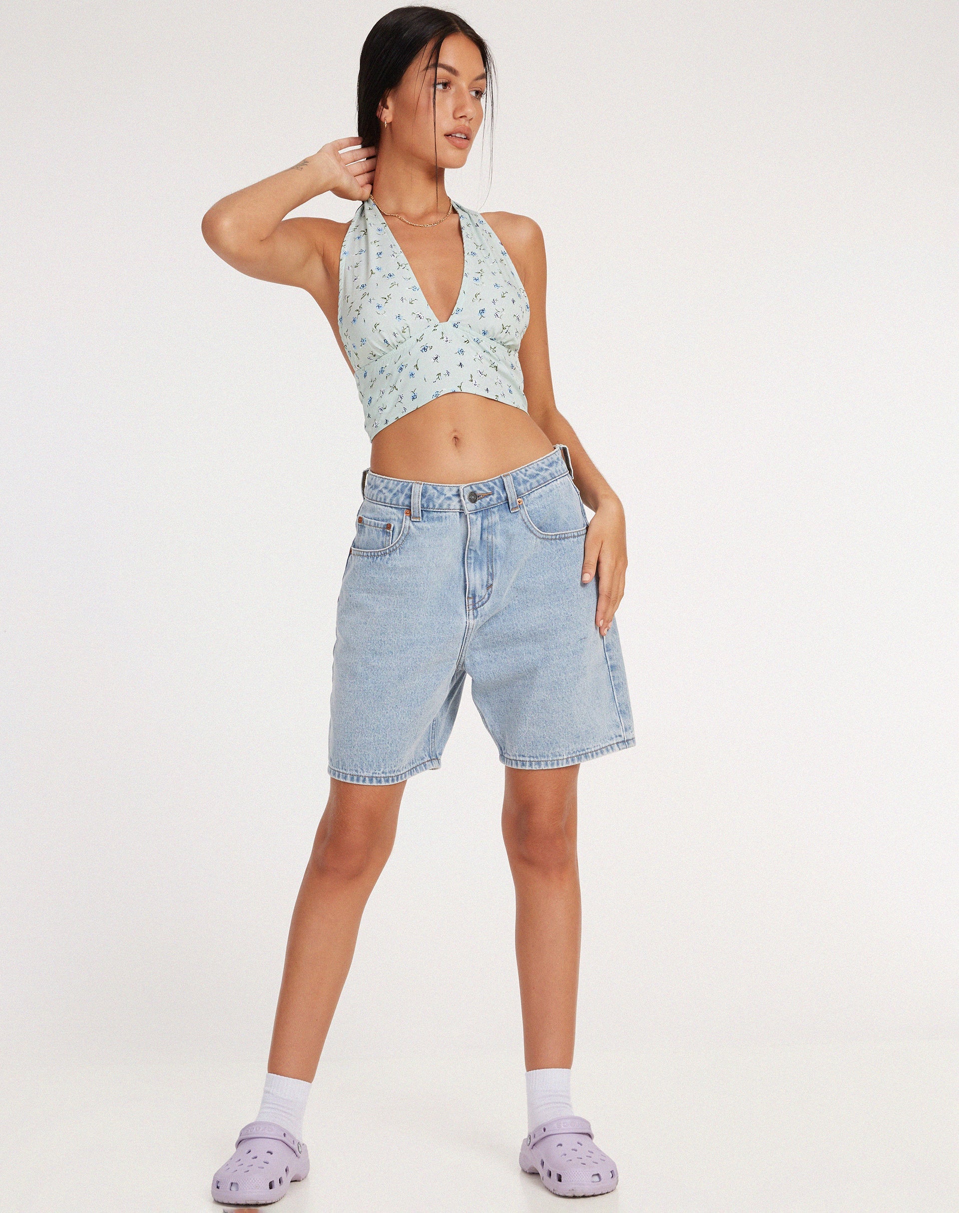 Abbildung von Nanda Crop Top in Pretty Petal Green