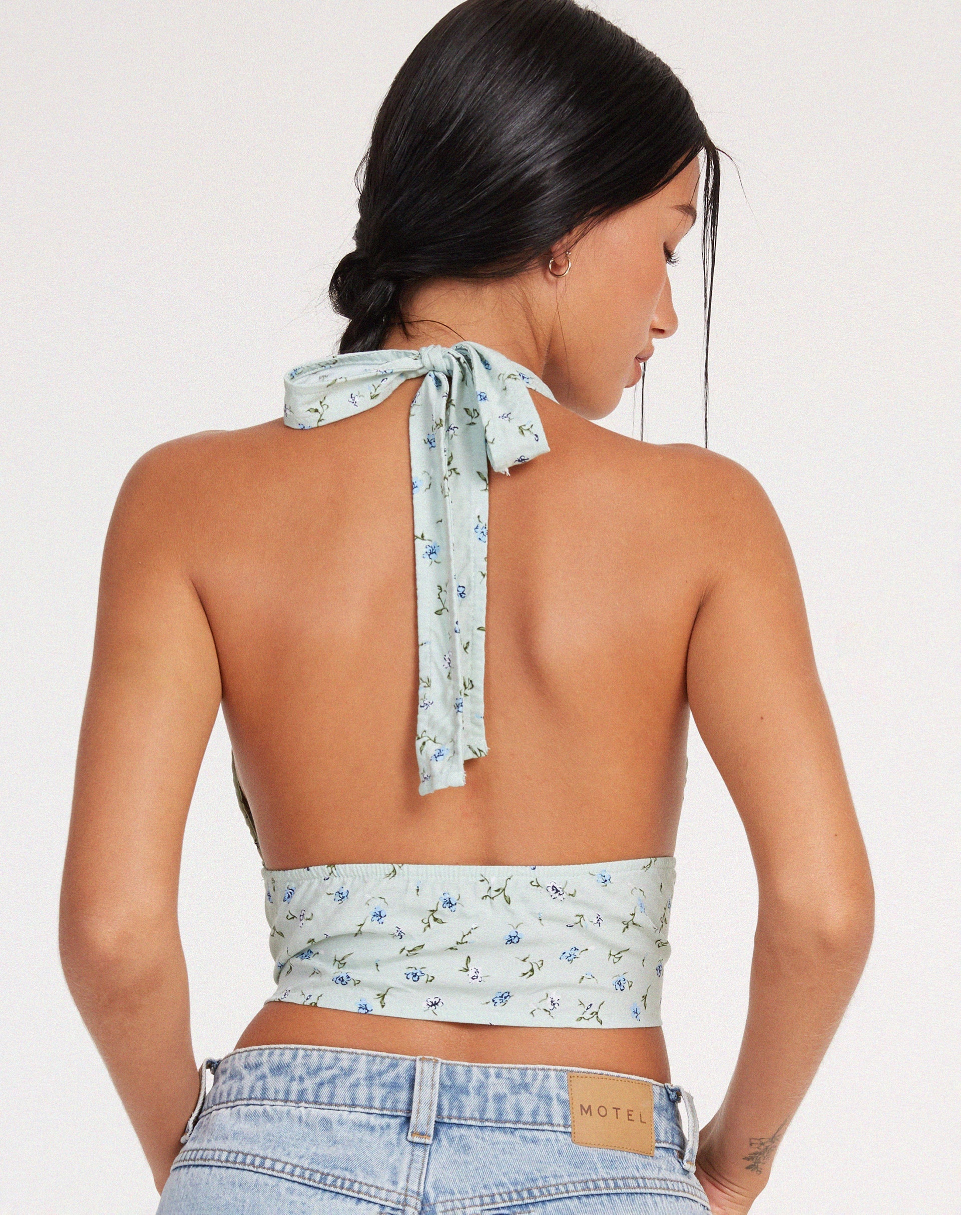 Abbildung von Nanda Crop Top in Pretty Petal Green