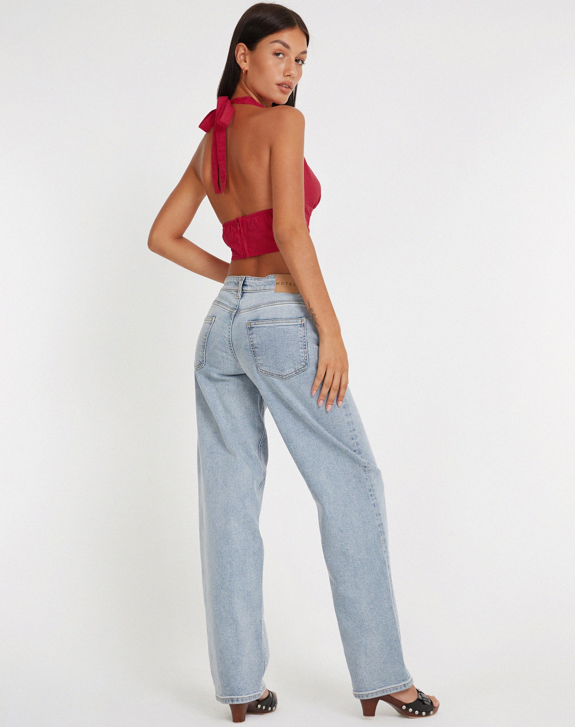 Abbildung von Nania Crop Top in Tango Rot