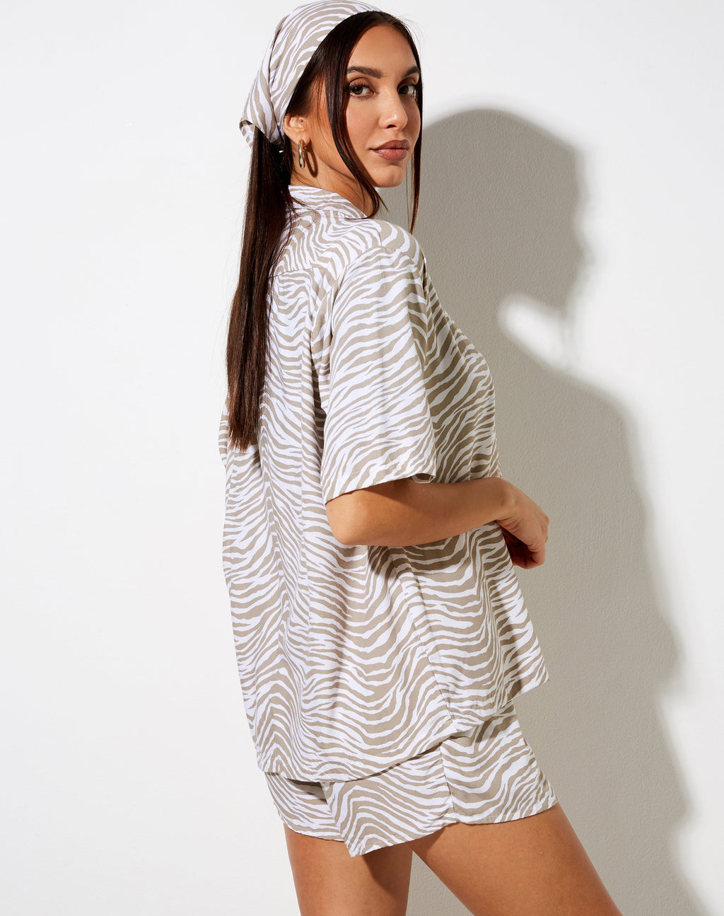 Narsi Hemd in Zebra Tonal