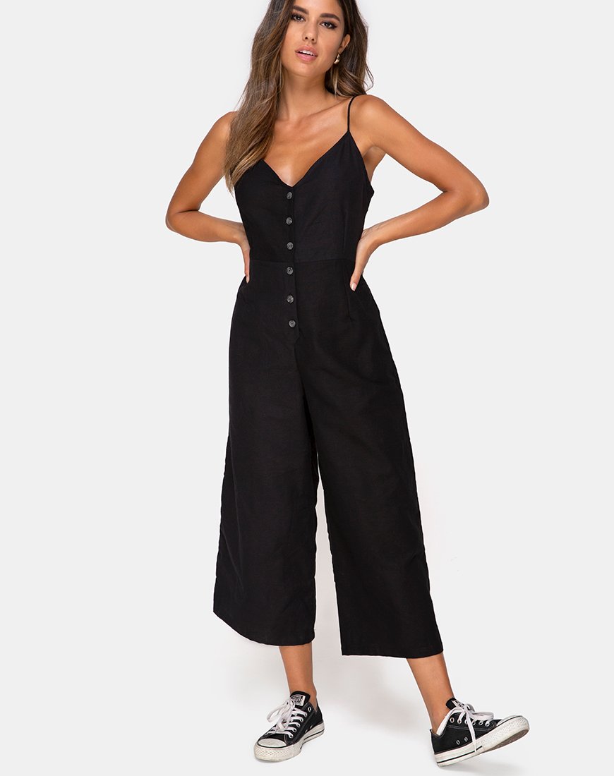 Image of Nasa Jumpsuit in Schwarz