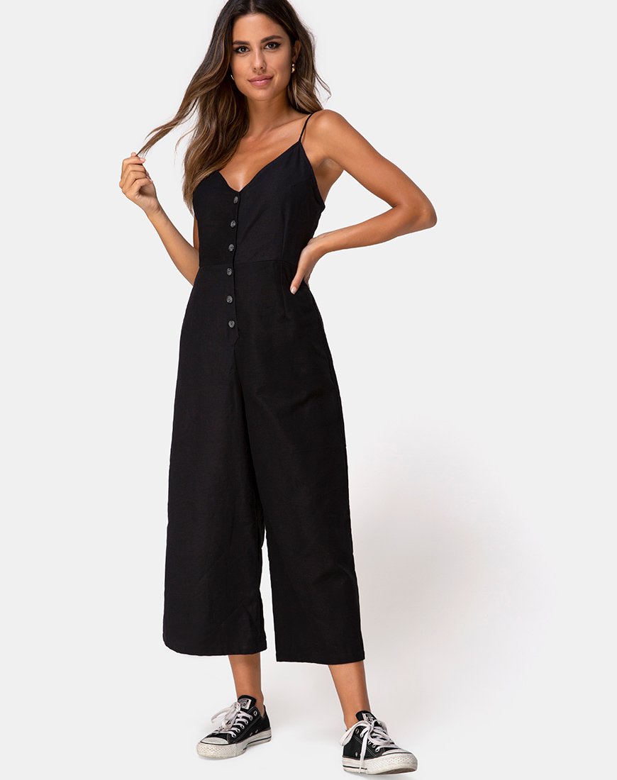 Image of Nasa Jumpsuit in Schwarz