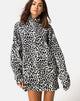 Image of Neivie Pullover mit hohem Halsausschnitt in Animal Knit