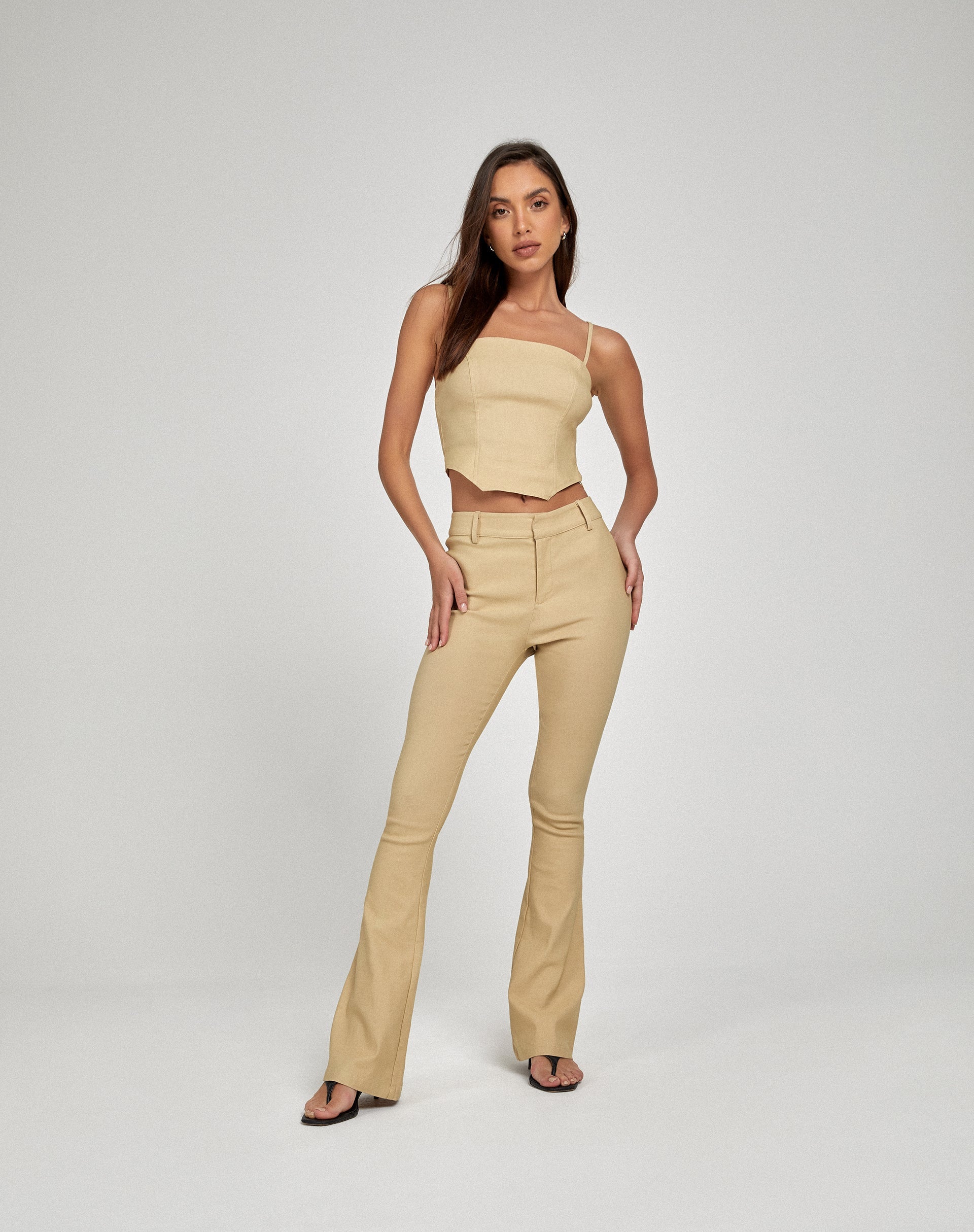 Bild von Neiwa Cami Top in Tailoring Ecru
