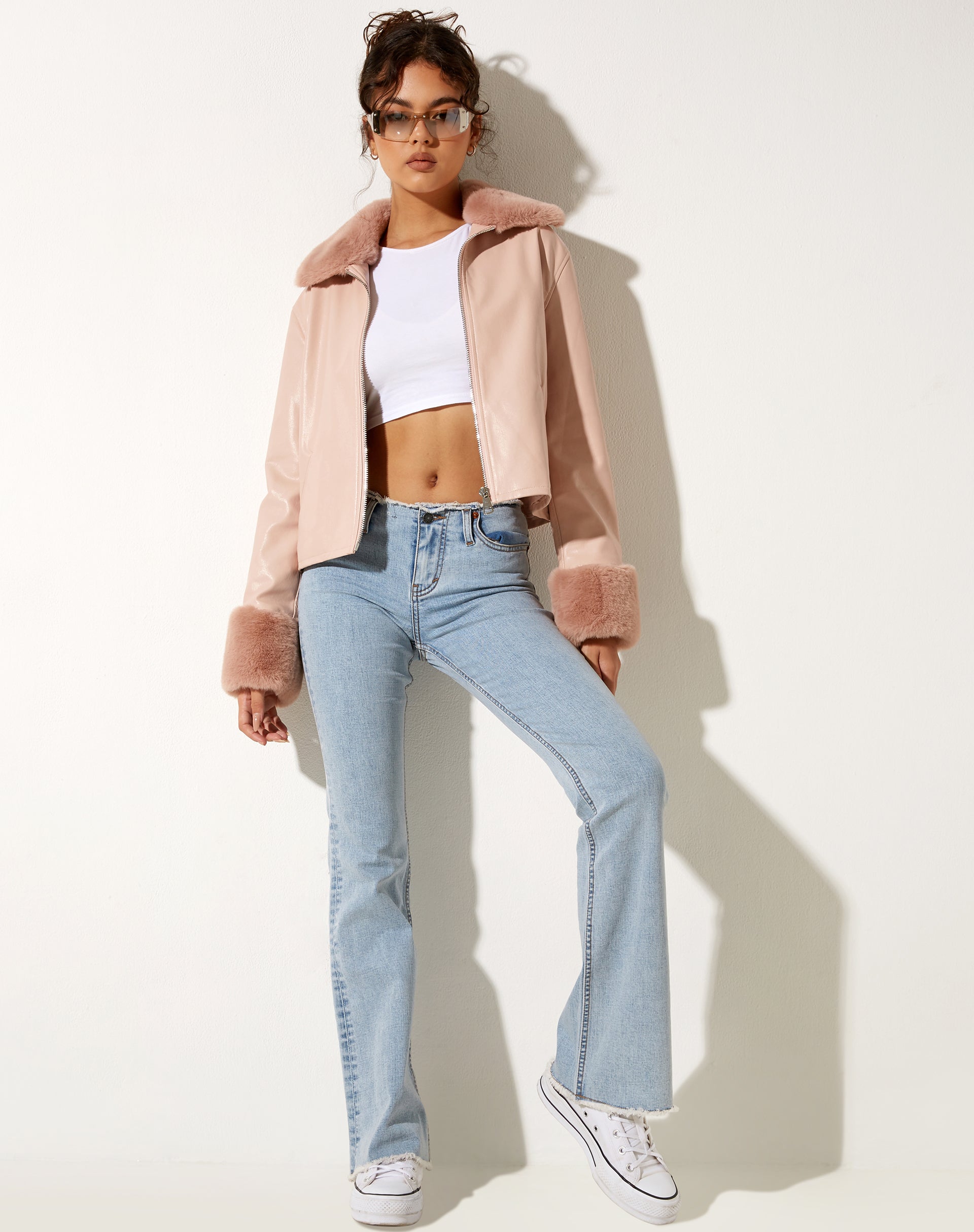 Bild von Neliya Jacke in Pu Pink