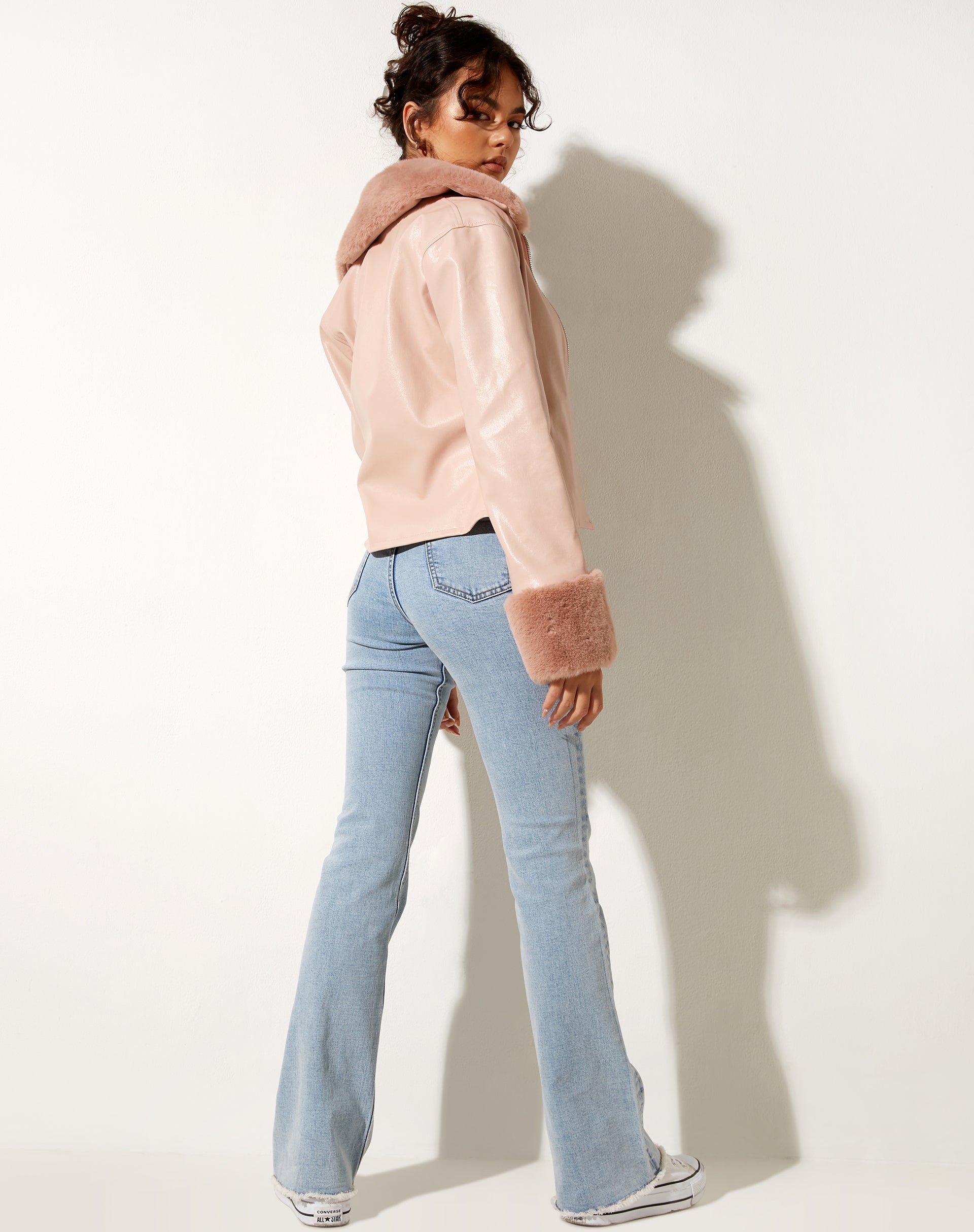 Bild von Neliya Jacke in Pu Pink
