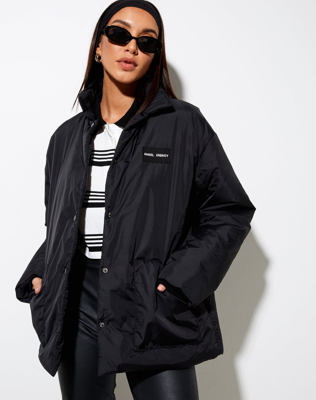 Nemal Jacke in Schwarz 'Angel Energy' Label