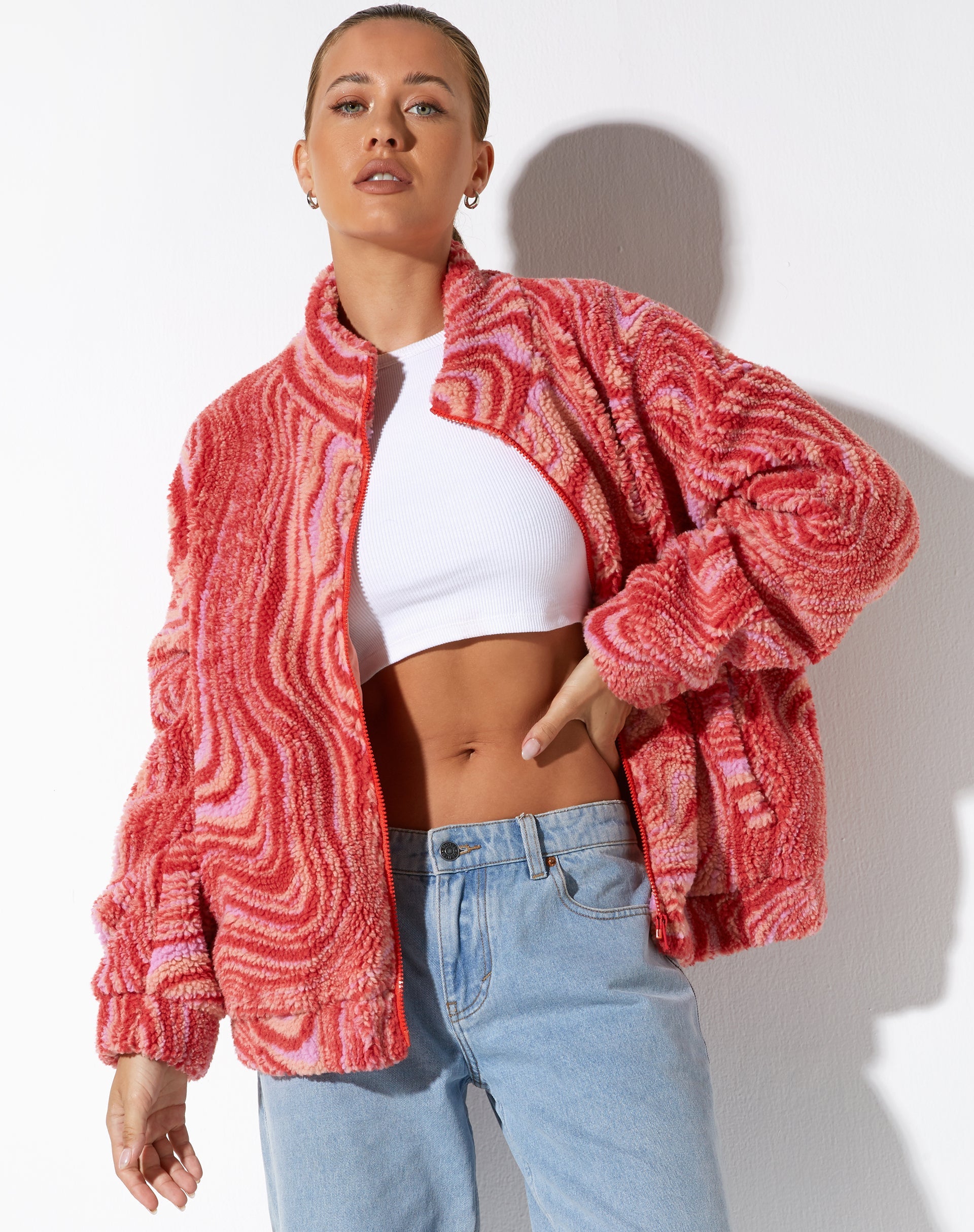 Abbildung der Nereo Jacke in Ripple Pink