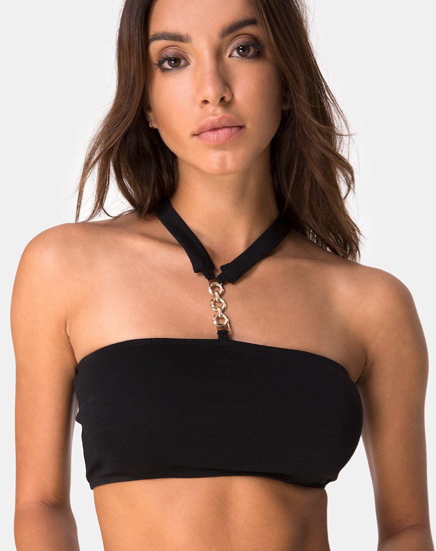 Bild von Nia Hardware Top in Schwarz