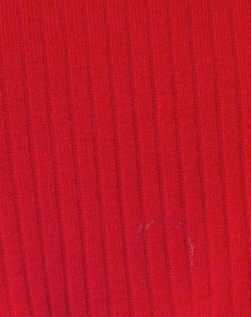Image of Nizer Pullover mit hohem Halsausschnitt in Rot
