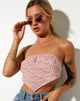 Bild von Nolda Crop Top in Flower Fun Flieder Zitrone