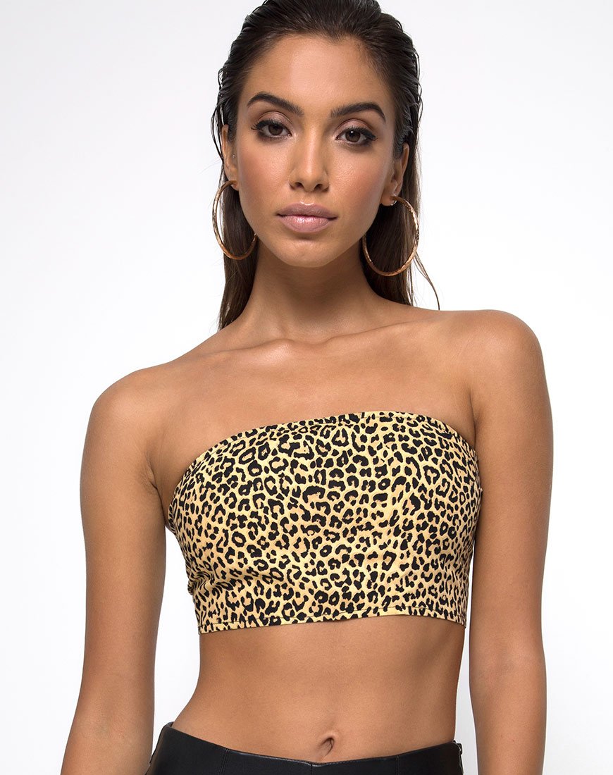 Bild von Nolia Tube Top in Rar Leopard