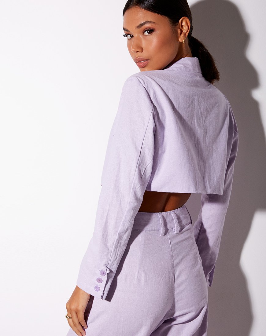Bild von Noly Cropped Blazer in Violett