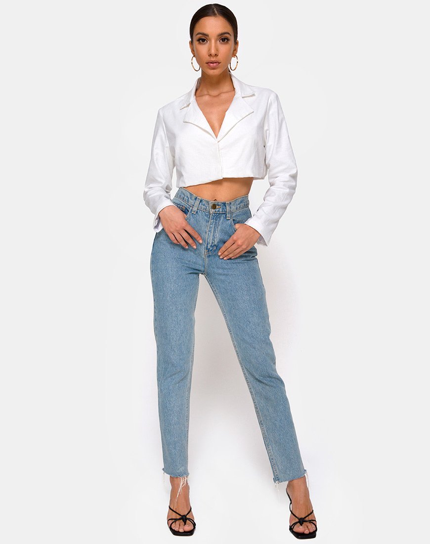 Bild von Noly Cropped Blazer in Elfenbein