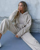 Bild von Oversize-Kapuzenpullover mit Engelsemblem in Pilzform