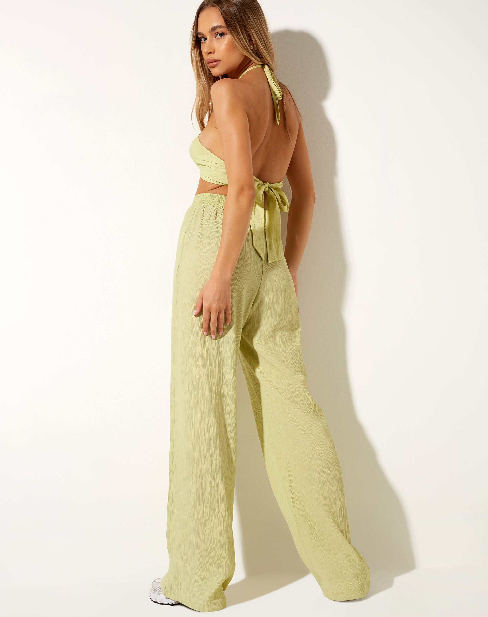 Bild von Obeli Hose in Crinkle Sage