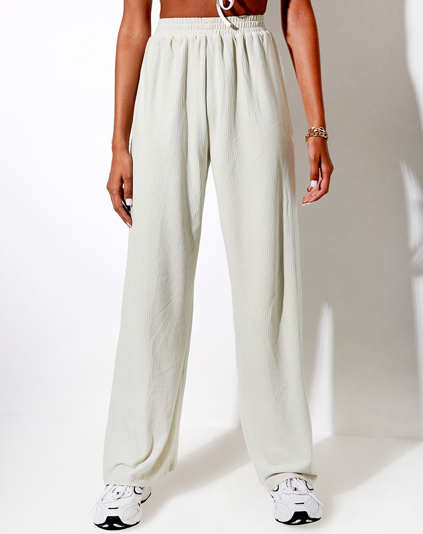 Obeli-Hose aus Samt Rib Minty