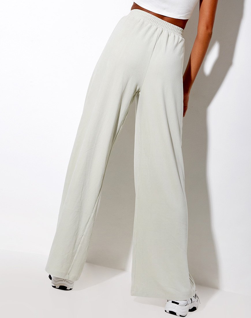 Bild von Obeli Hose aus Samt Rippe Minty