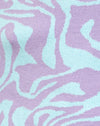 Knit Jagged Swirl Lavendel und Minze