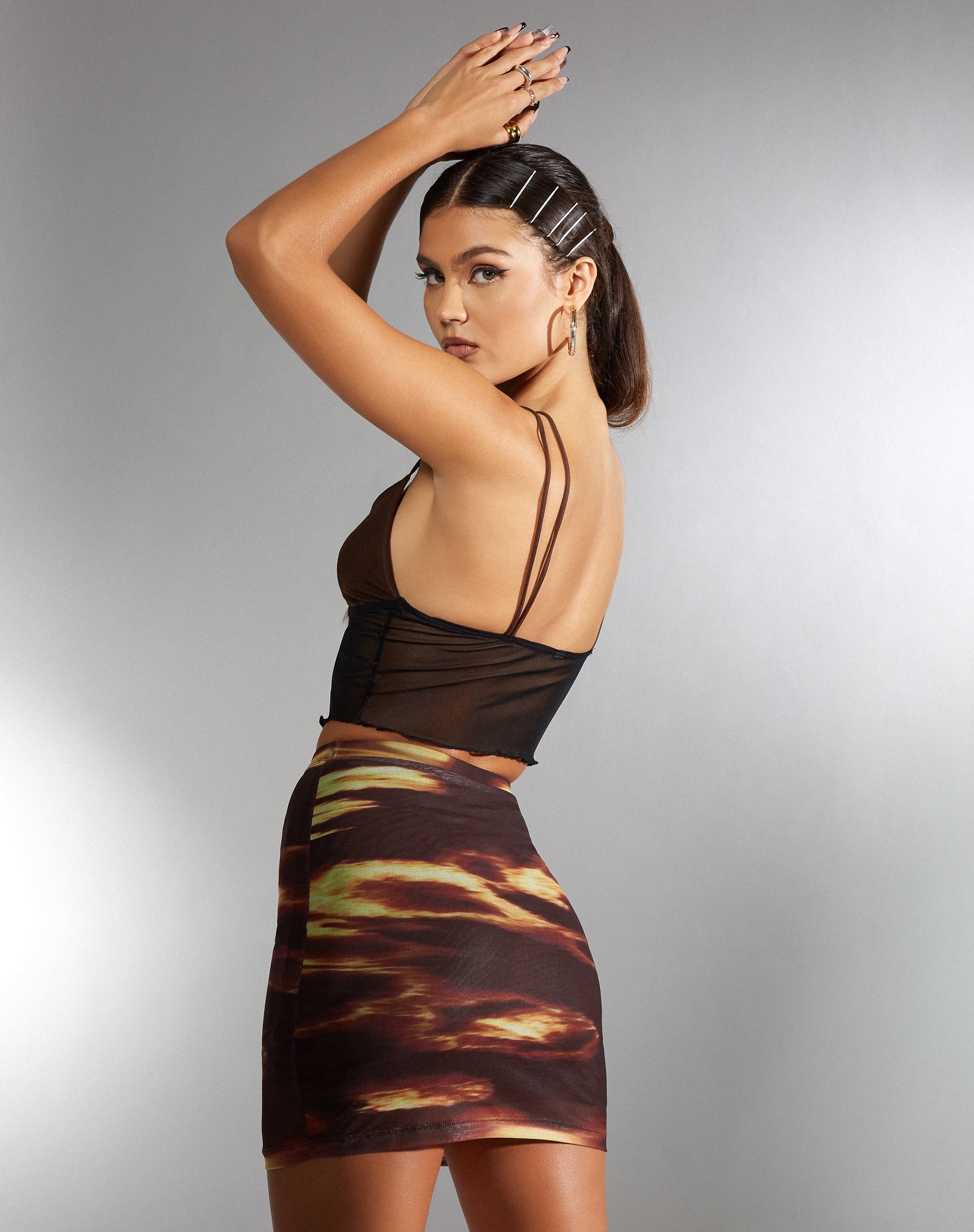 Bild von MOTEL X IRIS Kimmy Mini Rock in Bleach Drip