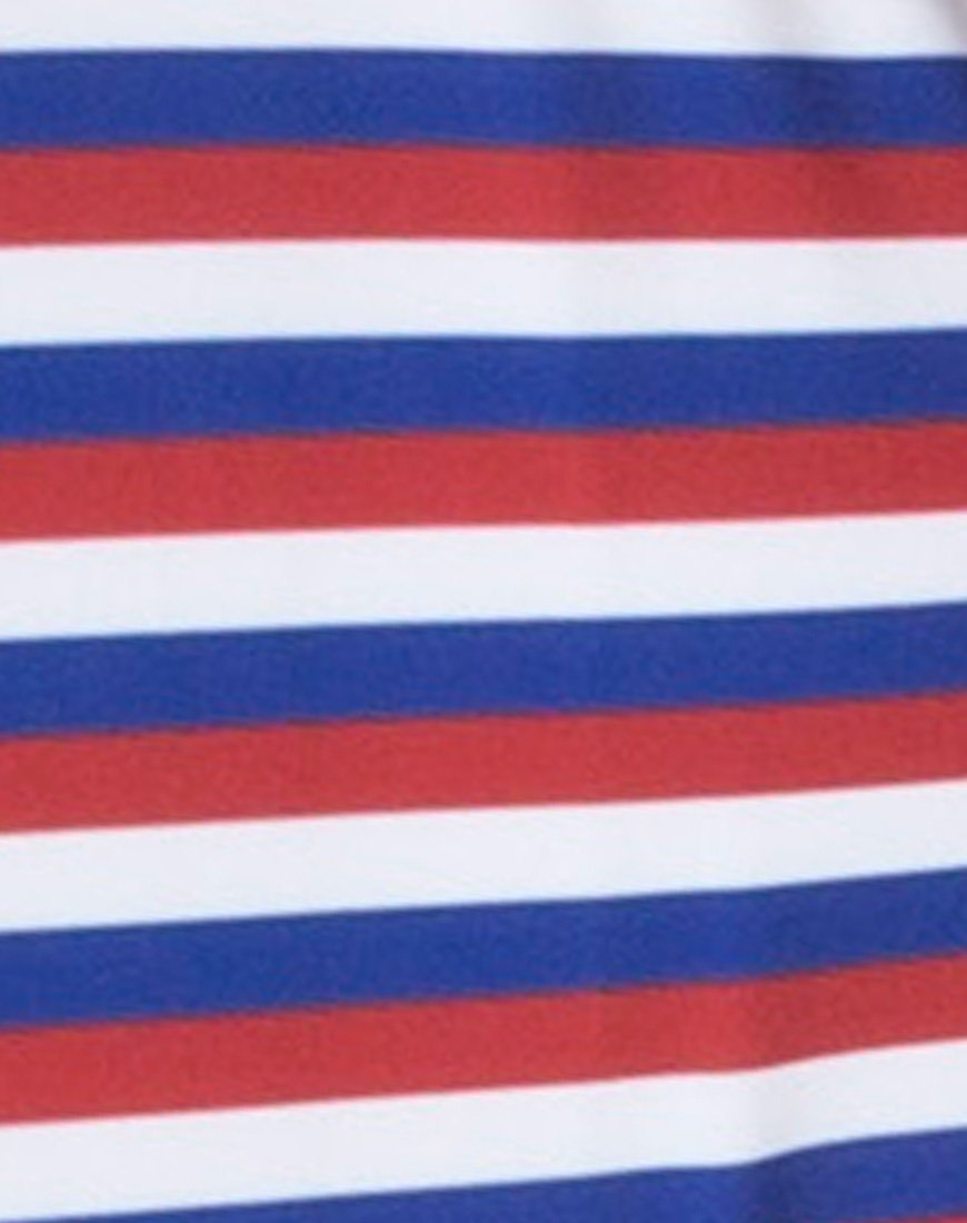 Image of Olivia Badeanzug in Triple Stripe