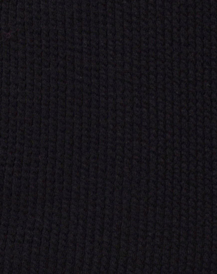 Image of Ona Badeanzug in Crinkle Rib Schwarz