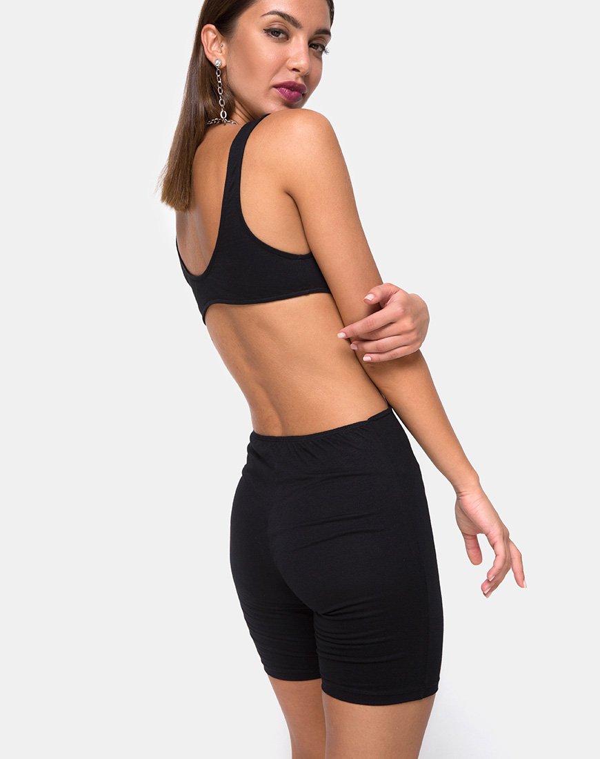 Bild von Orca Cutout Unitard in Schwarz