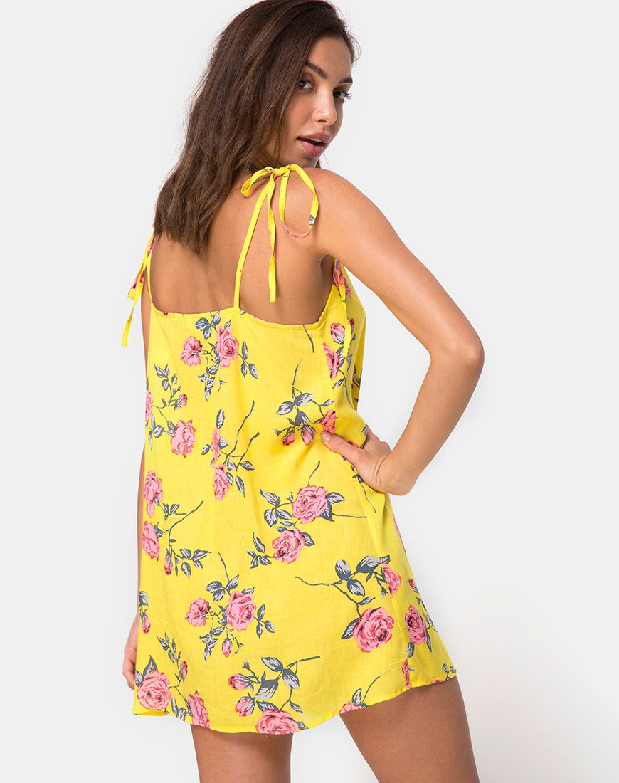 Osla Slip Dress in Candy Rose Gelb
