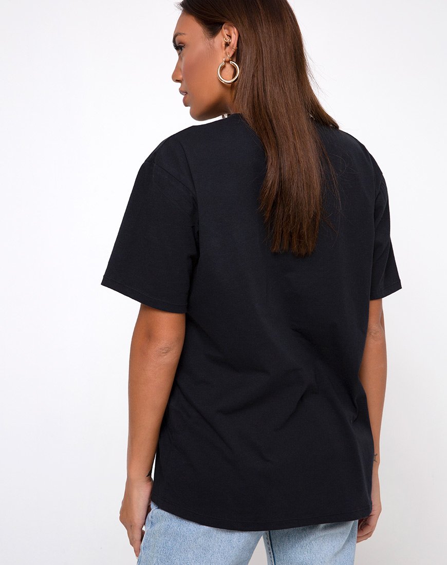 Bild von Oversized Basic Tee in I thought I was dreaming Black von Motel
