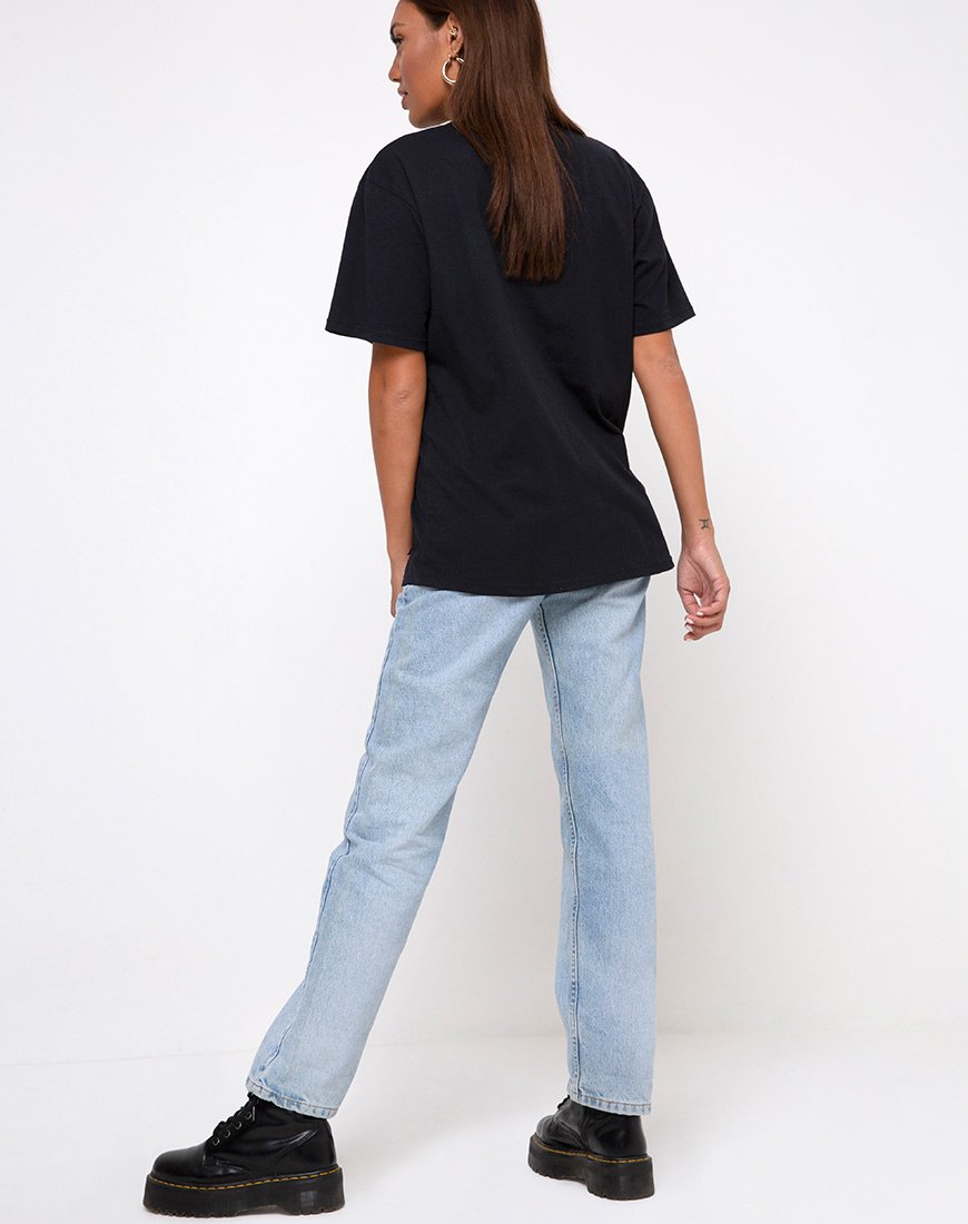 Bild von Oversized Basic Tee in I thought I was dreaming Black von Motel