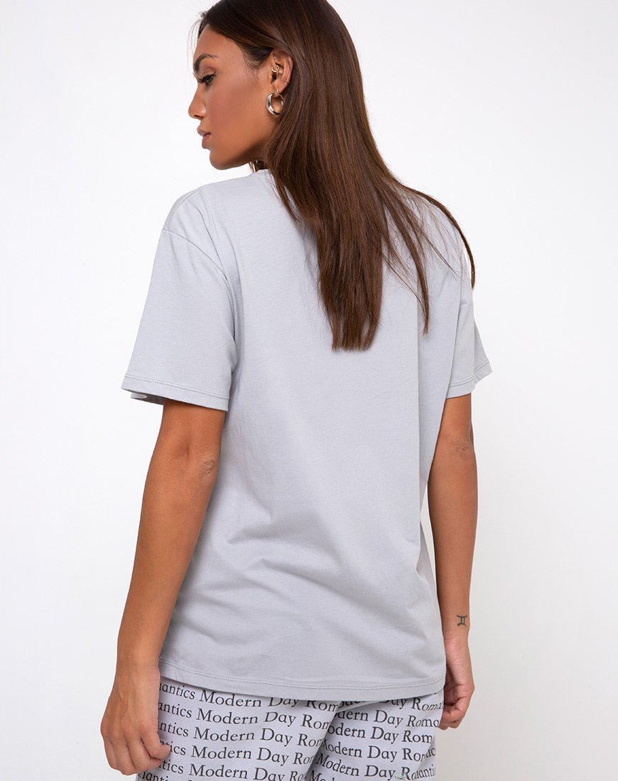 Bild von Oversize Basic Tee in Modern Day Romantics Grau