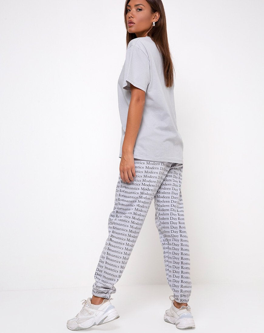 Bild von Oversize Basic Tee in Modern Day Romantics Grau