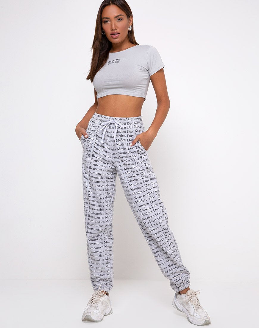 Bild von Tindy Crop Top in Modern Day Romantics Grau