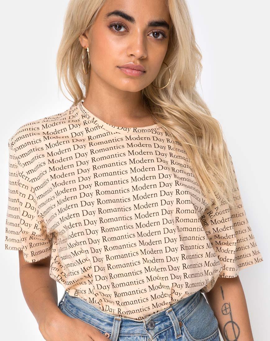 Bild von Oversize Basic Tee in Modern Day Romantic