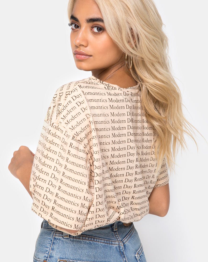 Bild von Oversize Basic Tee in Modern Day Romantic