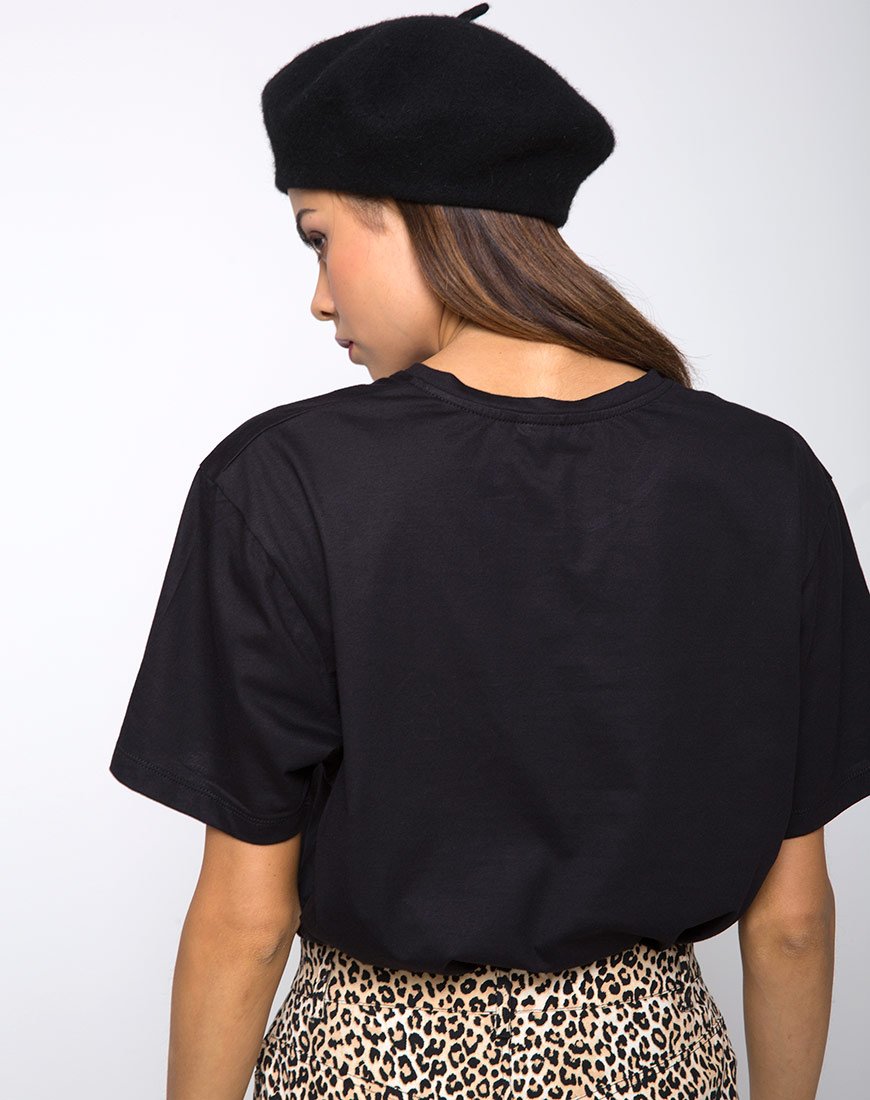 Bild von Oversize Basic Tee in Rebel Girls Schwarz