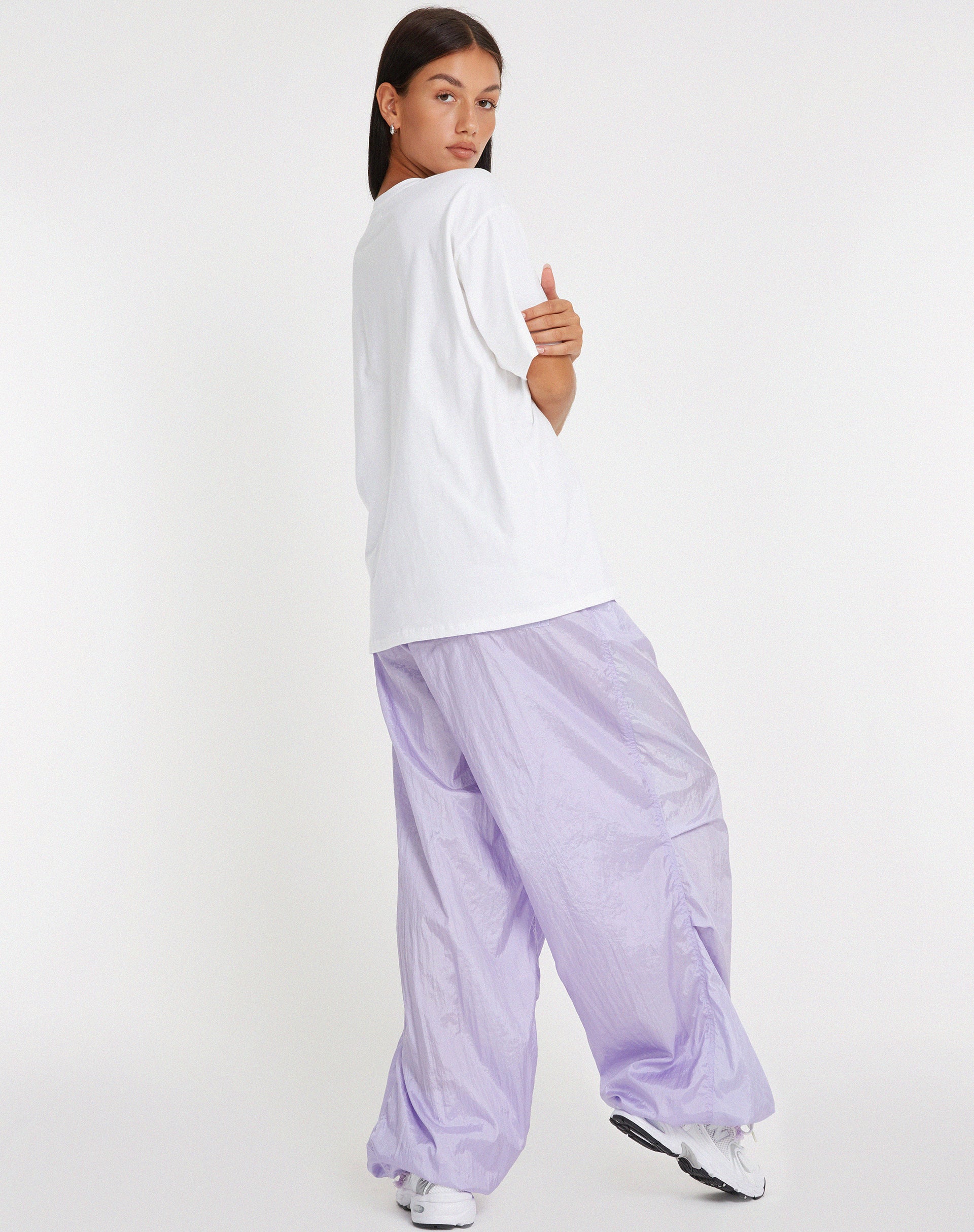 Bild von Oversize Tee in Weiß Bite Me