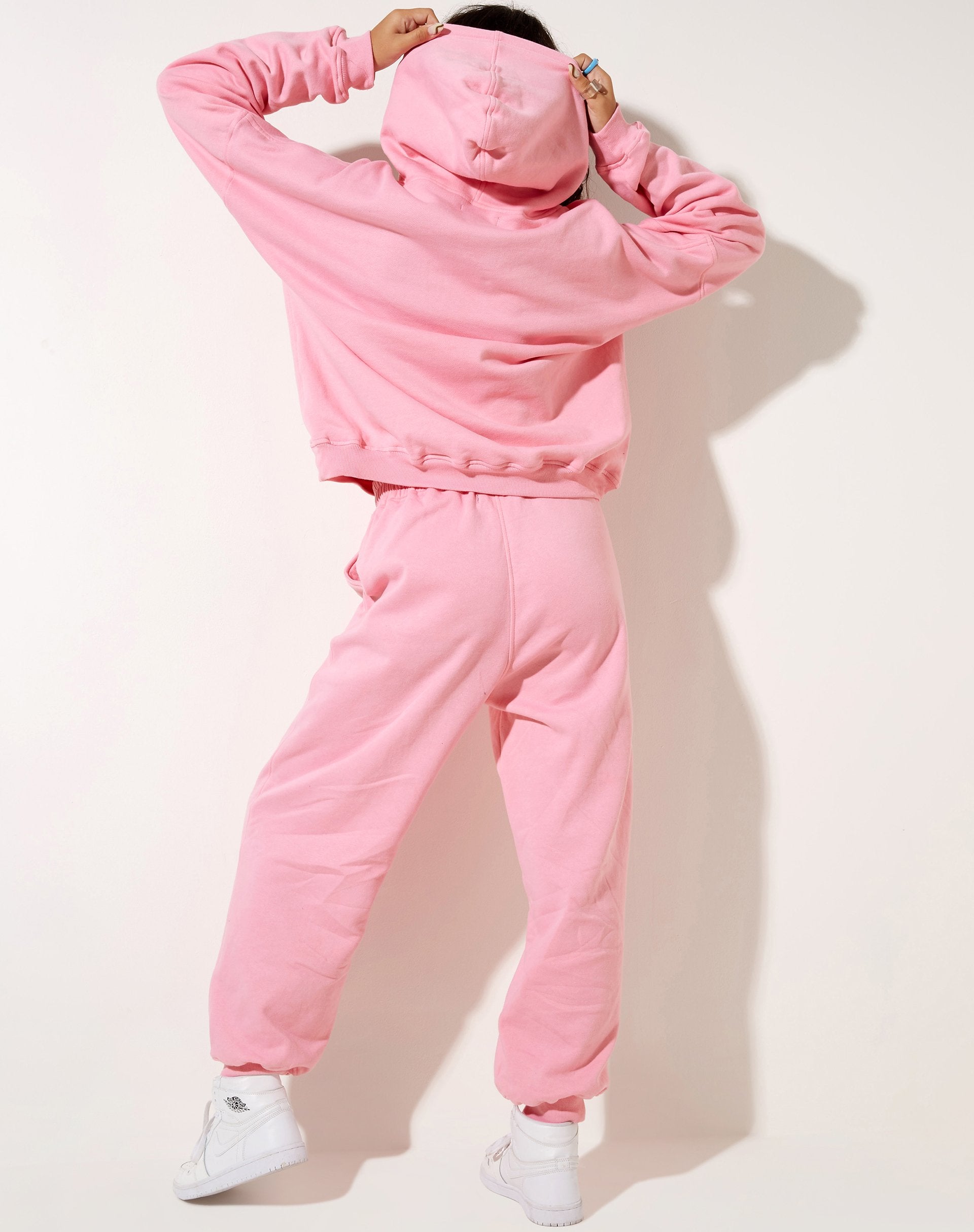 Bild von Oversize Hoodie in Peony Pink Nothing Personal