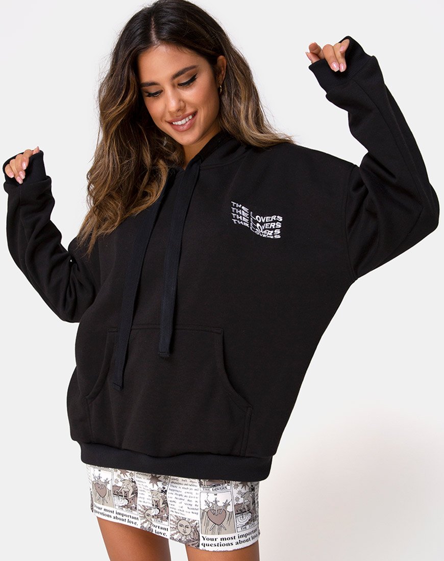 Oversize-Kapuzenpulli aus Sonne, Liebhaber und Seele